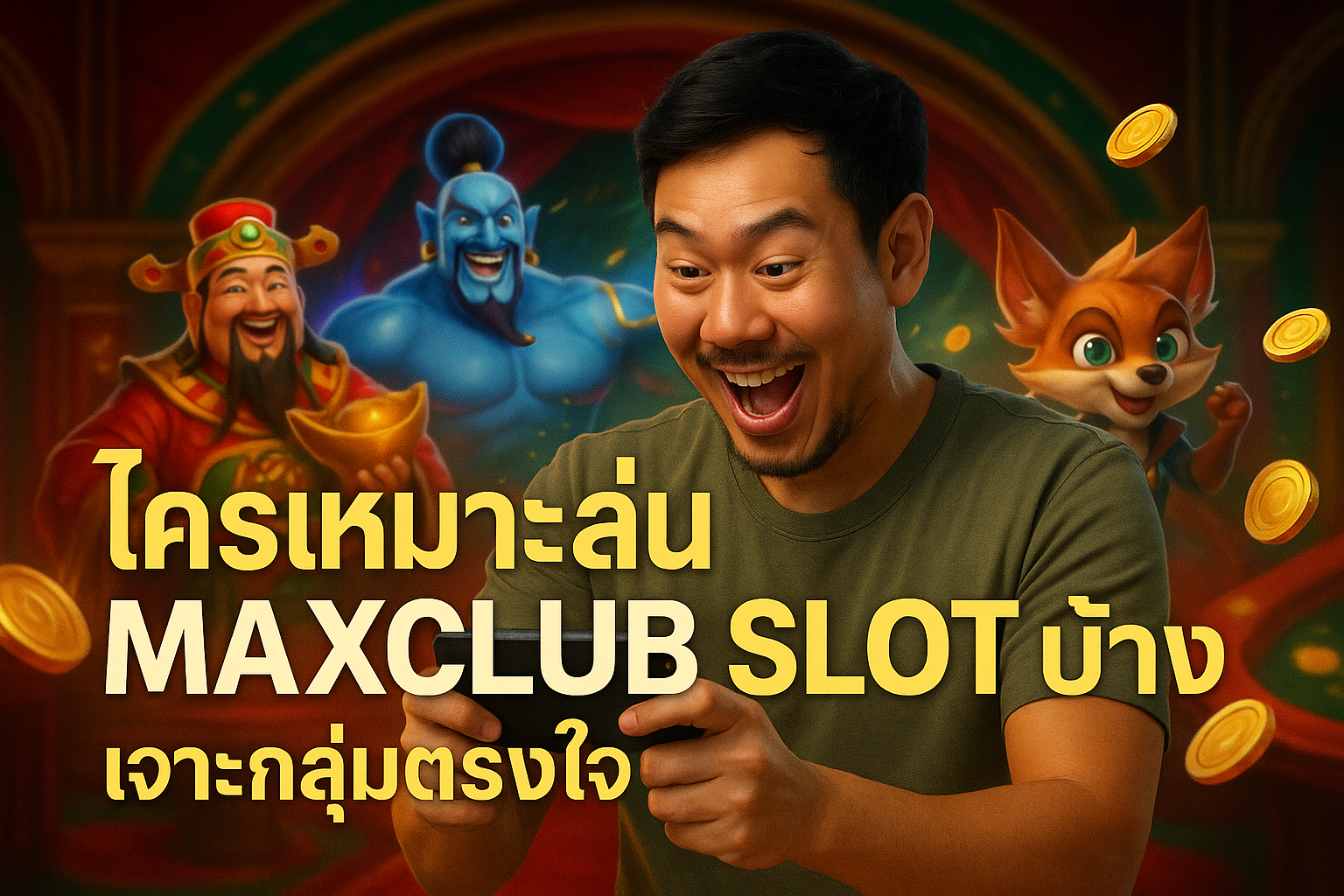 ใครเหมาะเล่น MAXCLUB SLOT บ้าง เจาะกลุ่มตรงใจ