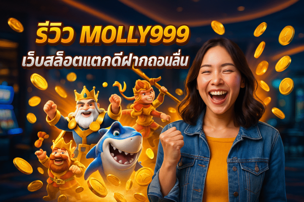 รีวิว MOLLY999 เว็บสล็อตแตกดีฝากถอนลื่น