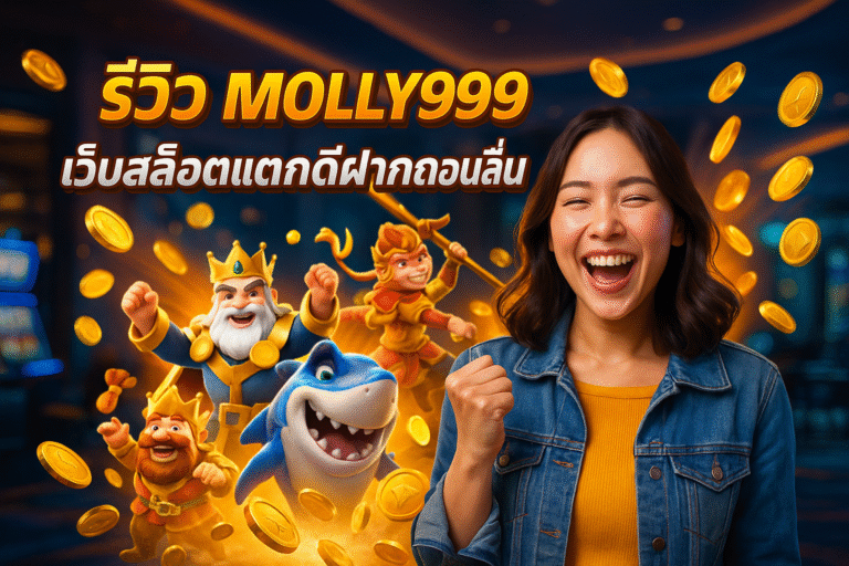 รีวิว MOLLY999 เว็บสล็อตแตกดีฝากถอนลื่น